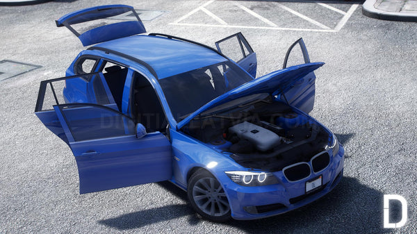 BMW E91 330i | Debadged | Template