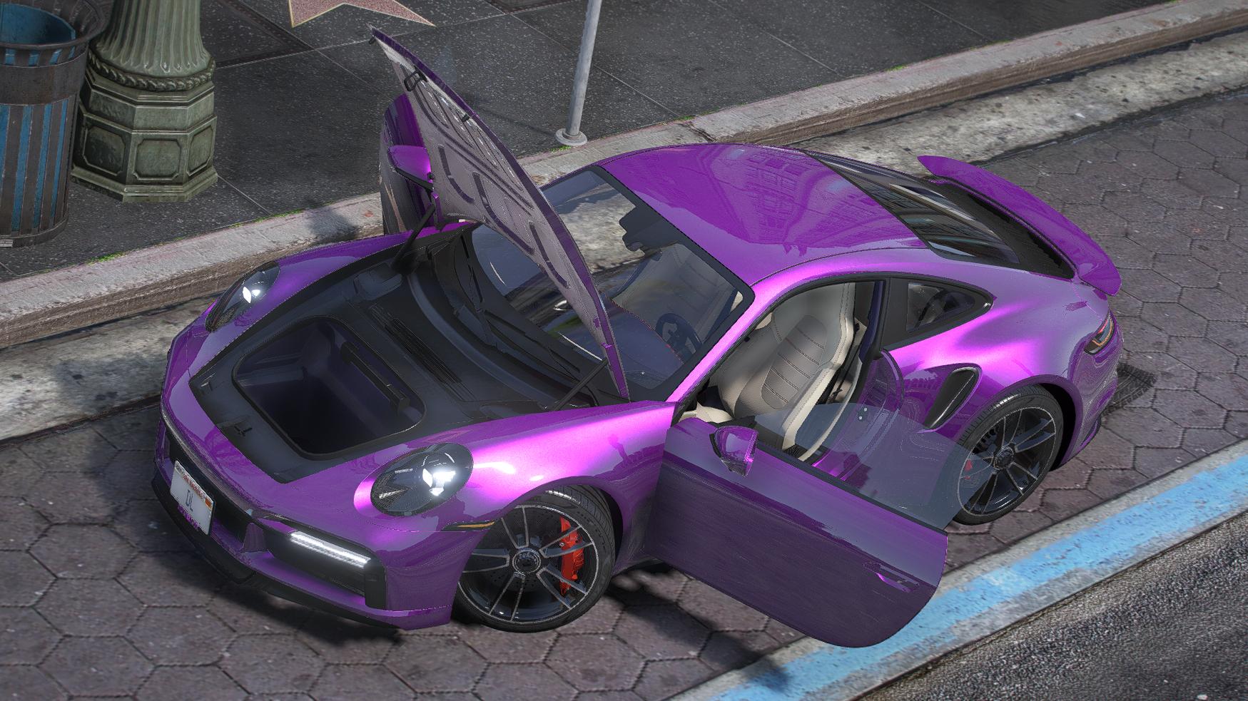 Porsche 911 (992) Turbo S 2021 | Debadged | Template