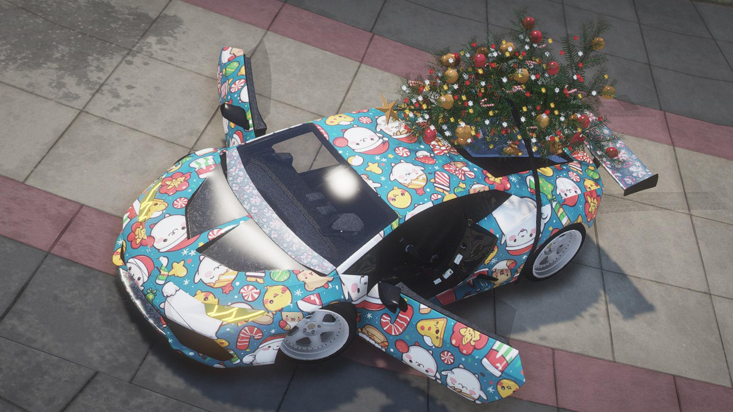 Lamborghini Huracan Twin Turbo Christmas | Debadged | Custom Sound | Template