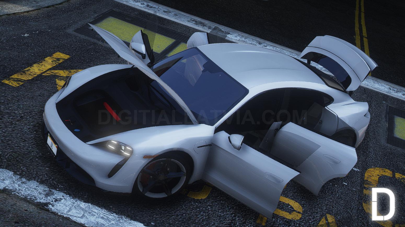 Porsche Taycan Turbo S 2021 | Debadged