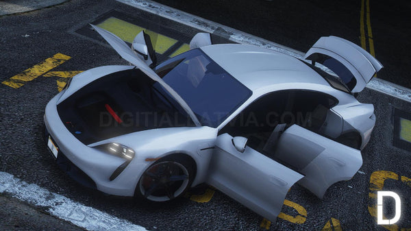 Porsche Taycan Turbo S 2021 | Debadged