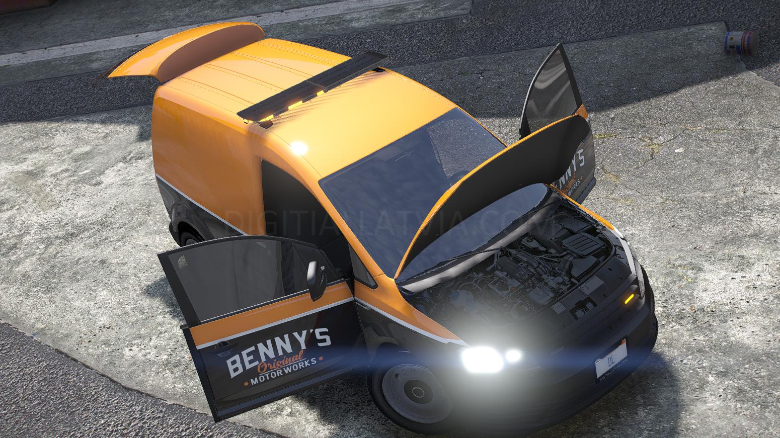 Volkswagen Caddy Bennys | Debadged | Template