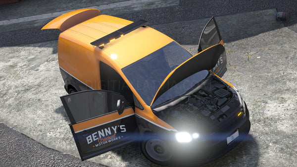 Volkswagen Caddy Bennys | Debadged | Template