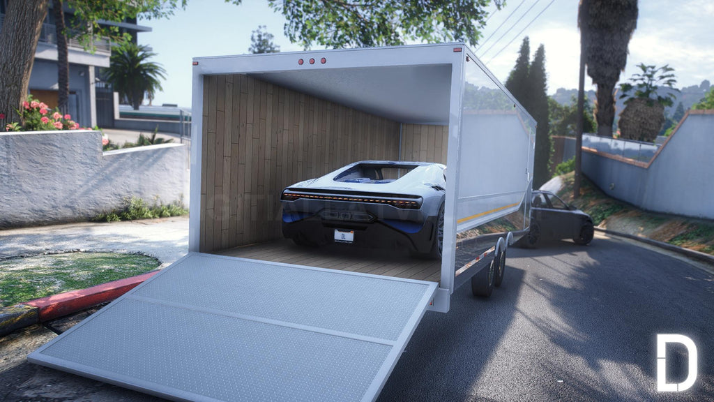 Car Trailer Enclosed | Template