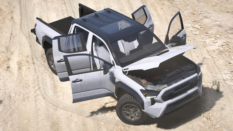 Toyota Tacoma 2024 | Ohne Emblem | Vorlage