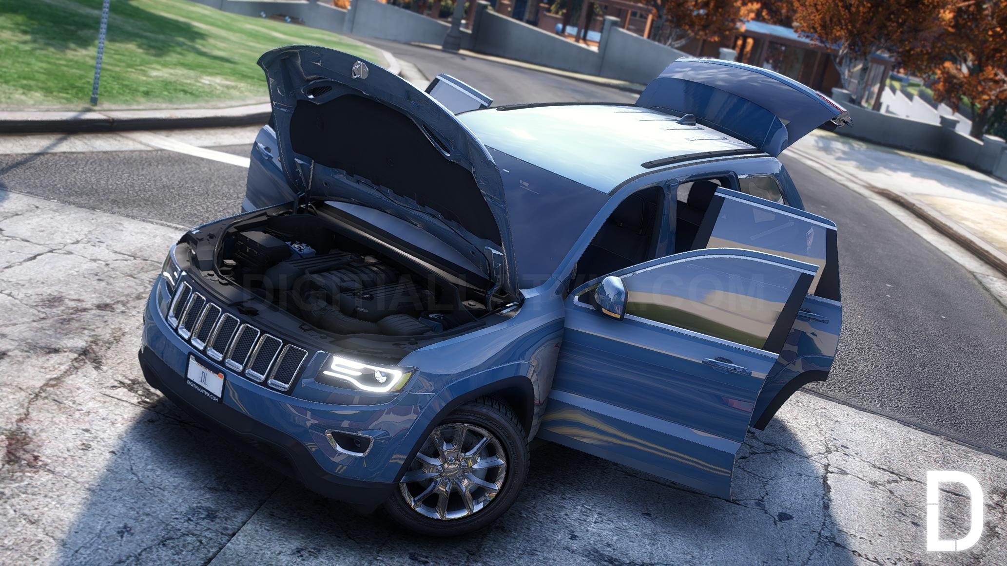 Jeep Grand Cherokee 2021 | Debadged | Template