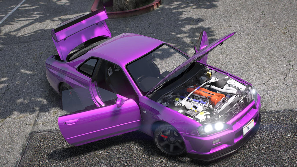 Nissan Skyline GTR R34 RHD | Debadged | Tuning | Template