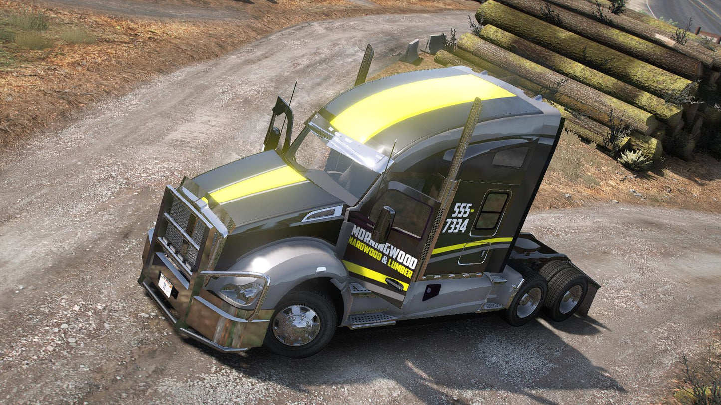 Kenworth T680 2016 | Debadged | Template