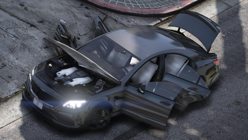 Mercedes-Benz CLS63 BRABUS 850 | Embleme entfernt | Vorlage