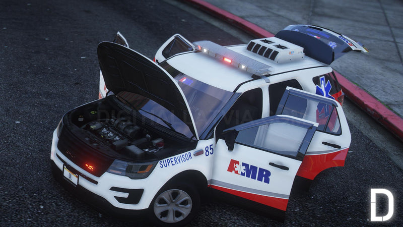 Ford Explorer 2016 EMS AMR | Debadged | Template