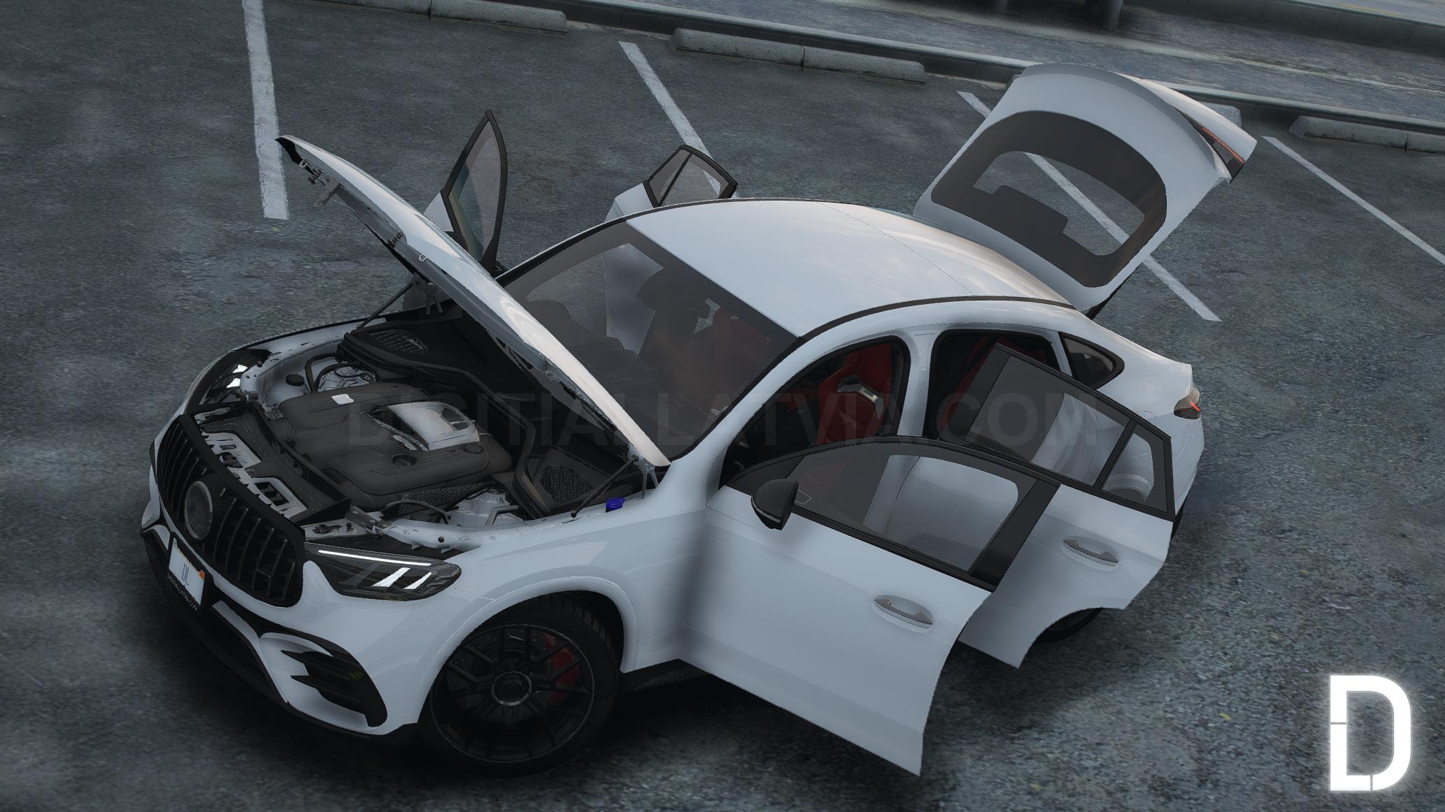 Mercedes-AMG GLC63S Coupe 2024 | Debadged