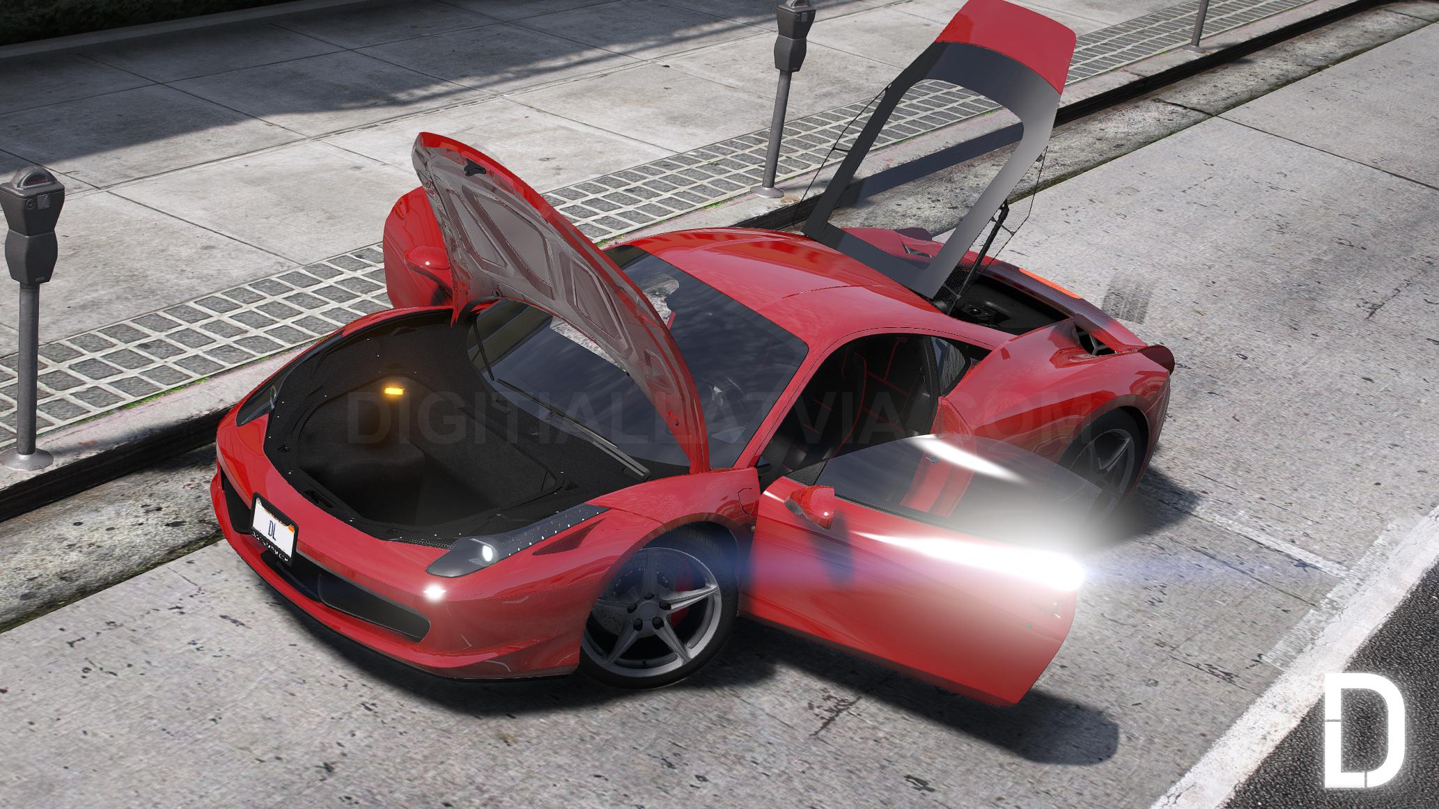 Ferrari 458 Italia | Debadged | Template | Tuning