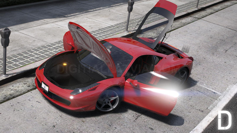Ferrari 458 Italia | Debadged | Template | Tuning