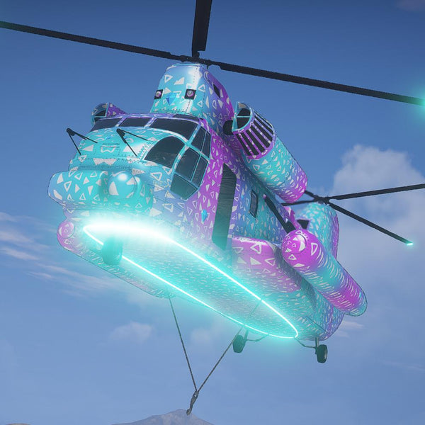 Cargobob Neon Helicopter