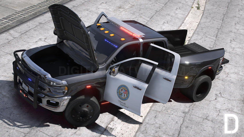 Dodge Ram 3500 Heavy Duty Police | Debadged | Template
