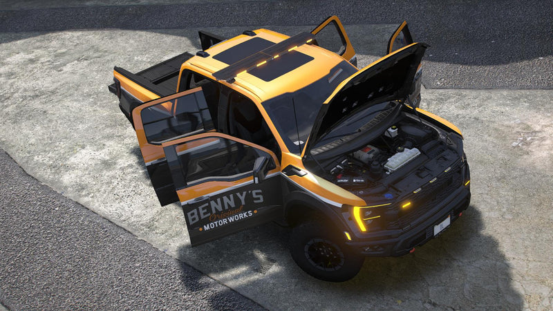Ford F-150 Raptor R 2023 Bennys | Ohne Emblem | Vorlage