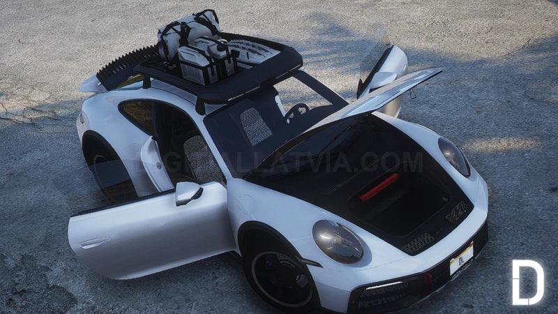 Porsche 911 Dakar 2023 | Ohne Embleme | Vorlage