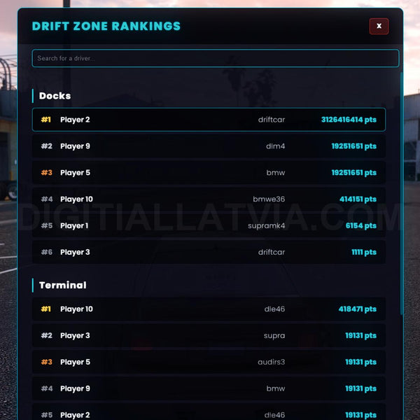 Drift Zone V2 Script [Standalone, ESX, QB]