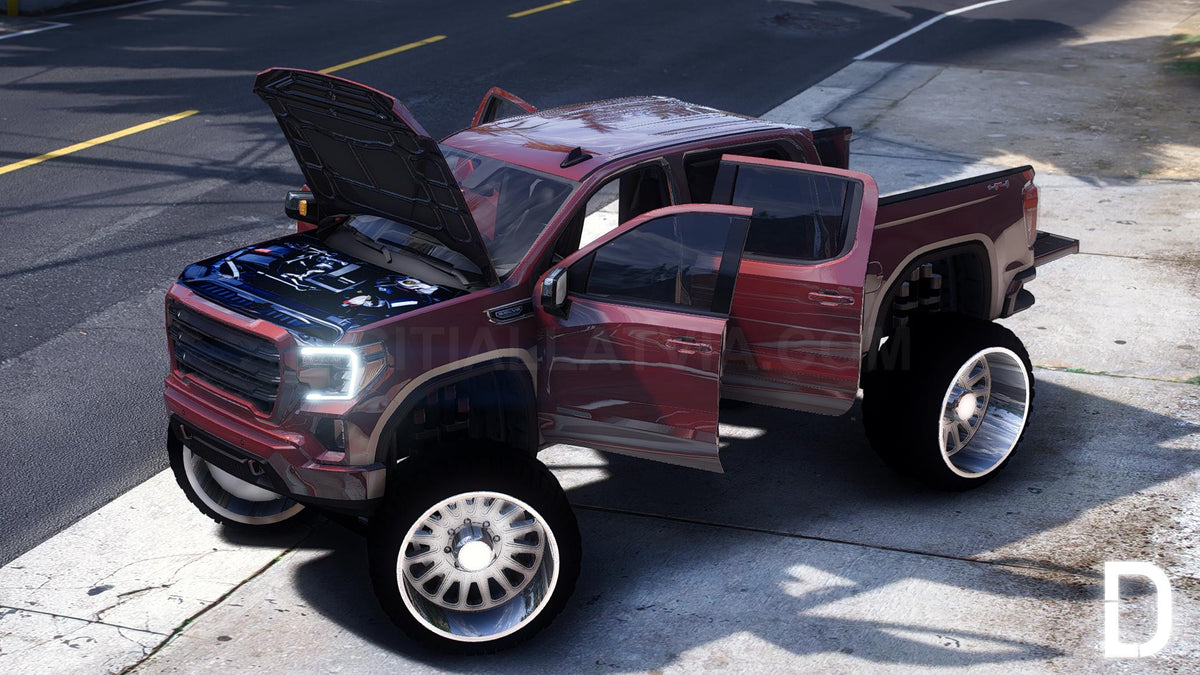 GMC Sierra 1500 Elevation Lifted 2021 | Debadged | Template
