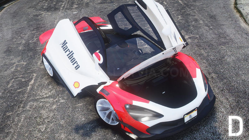McLaren 720S | Ohne Embleme | Vorlage