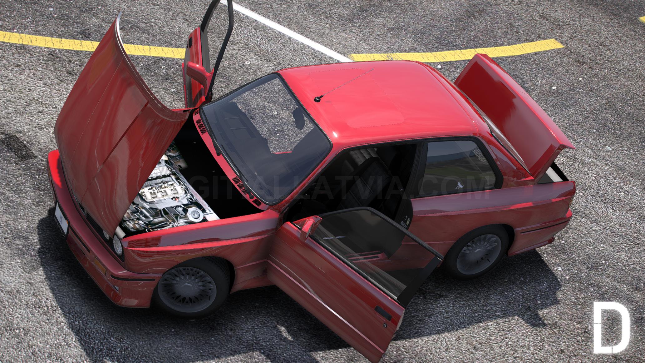 BMW M3 E30 1990 | Debadged | Template | Tuning