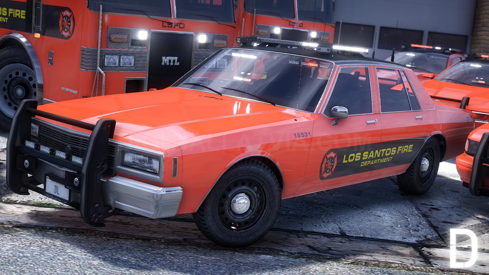 Fire Department Vanilla Pack | 9 Vehicles | Templates