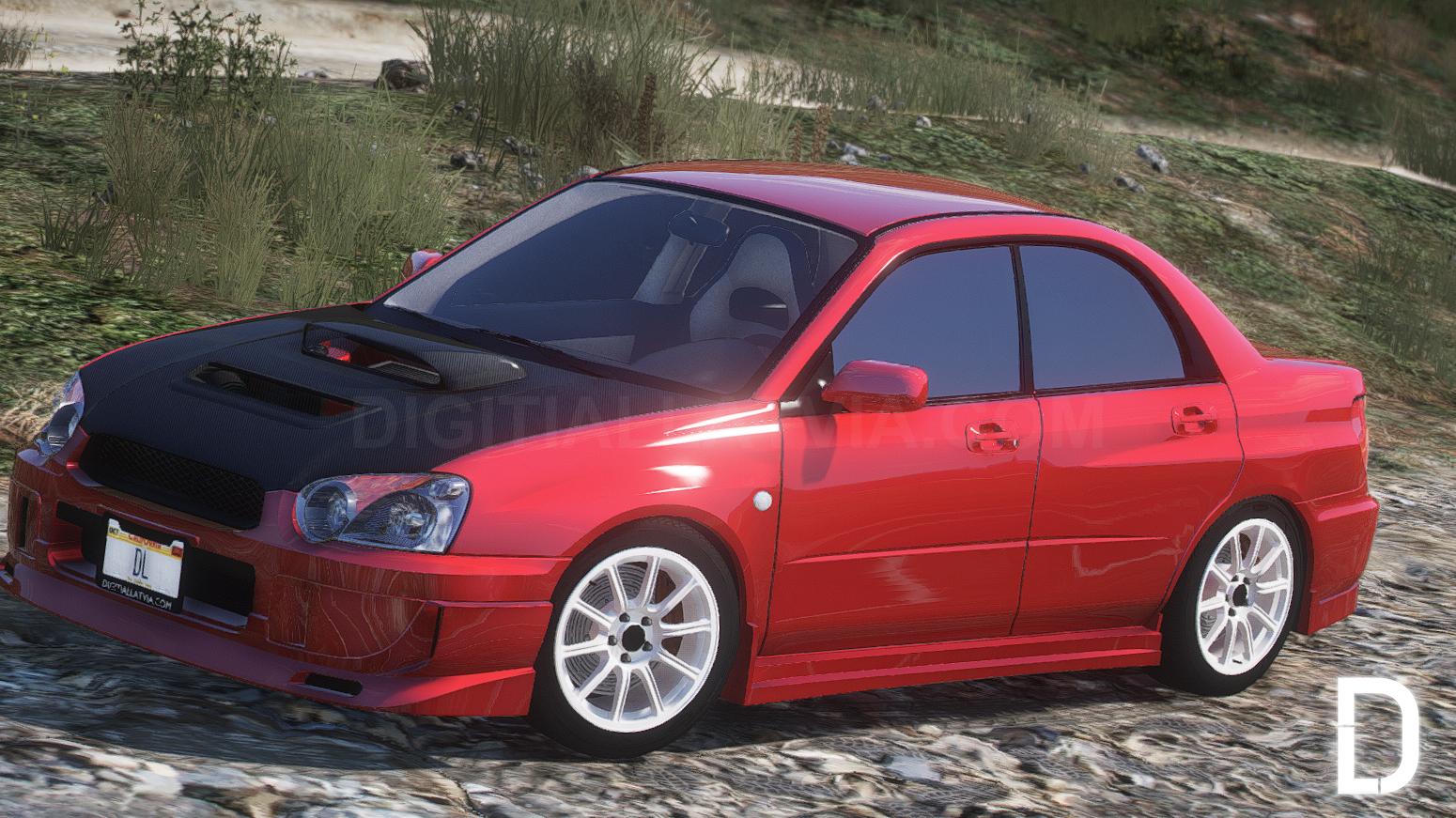 Subaru Impreza WRX STI 2004 | Debadged | Tuning | Template