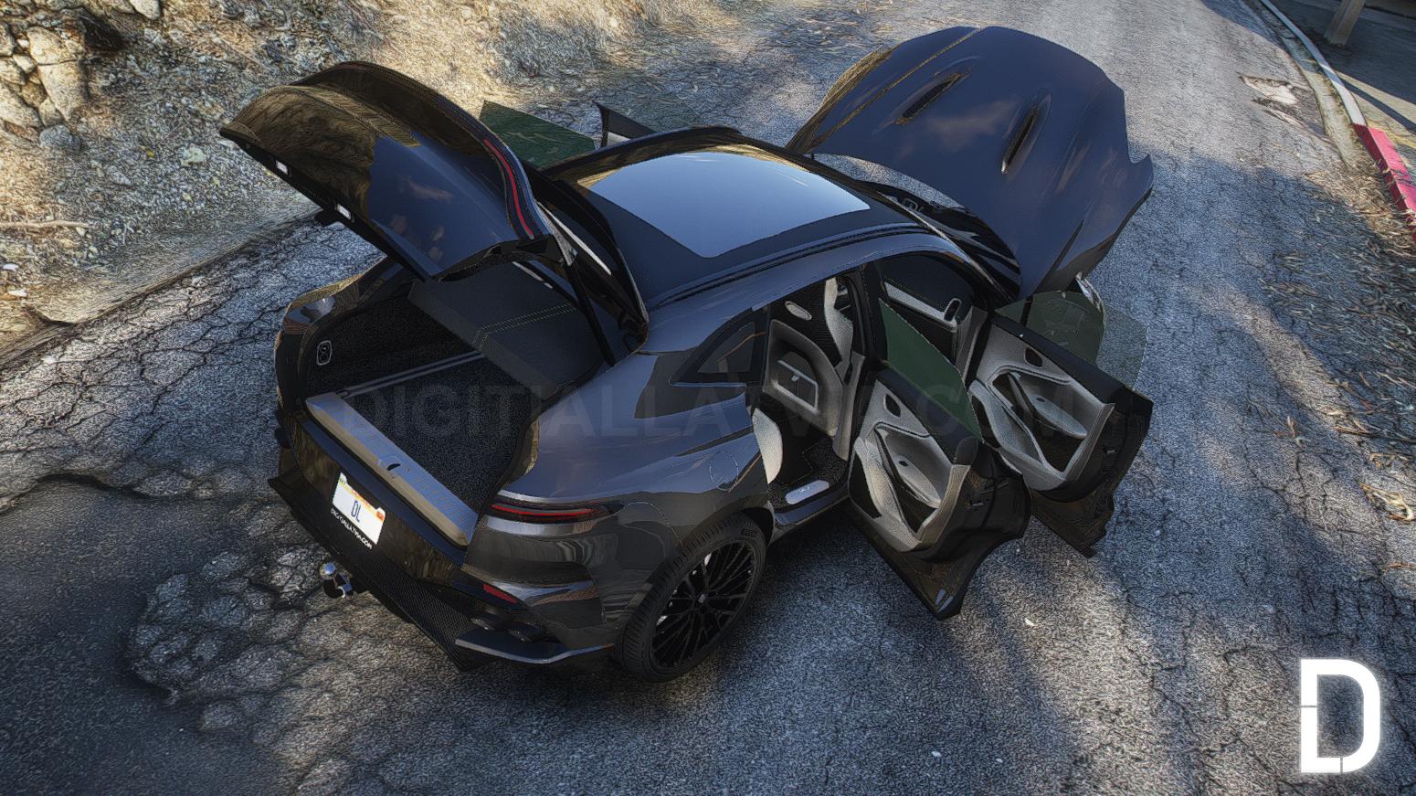 Aston Martin DBX 707 2023 | Ohne Embleme | Vorlage