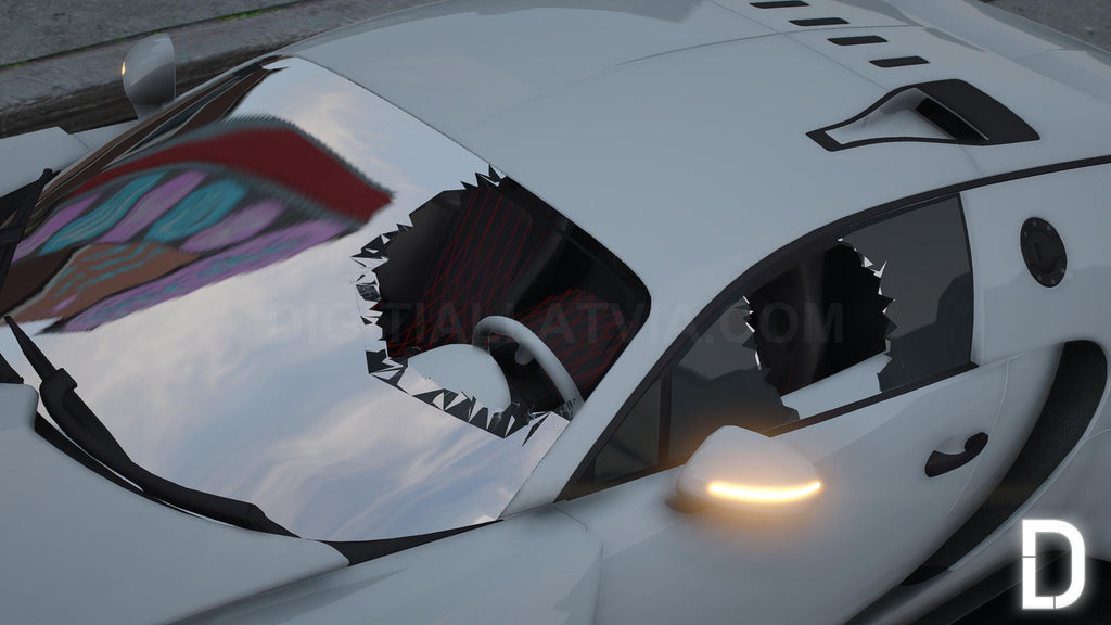 Bugatti Veyron Widebody Quad Turbo | Debadged | Animated Spoiler | Custom Sound