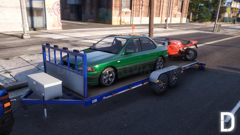 Car Trailer Split Tilt