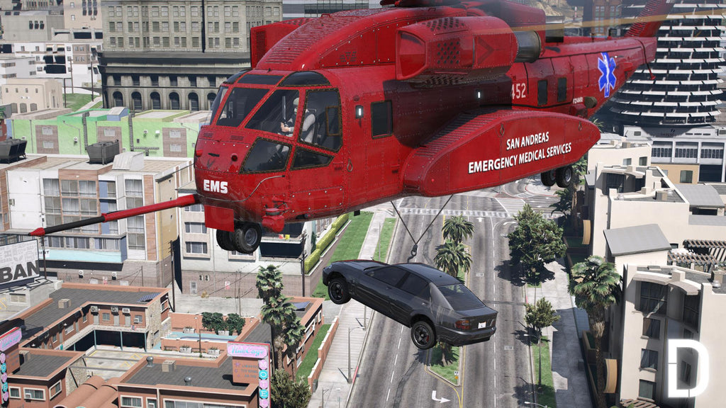 Buckingham DH-7 Iron Mule EMS Helicopter | Template