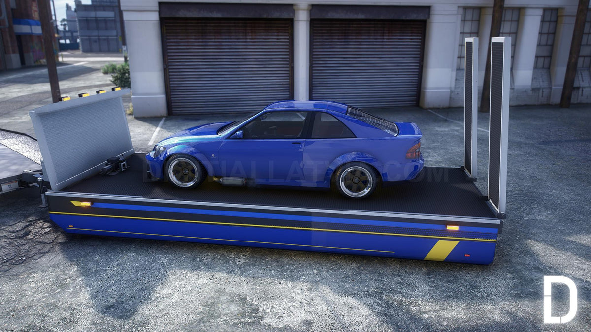 Car Trailer Low Skirt | Template