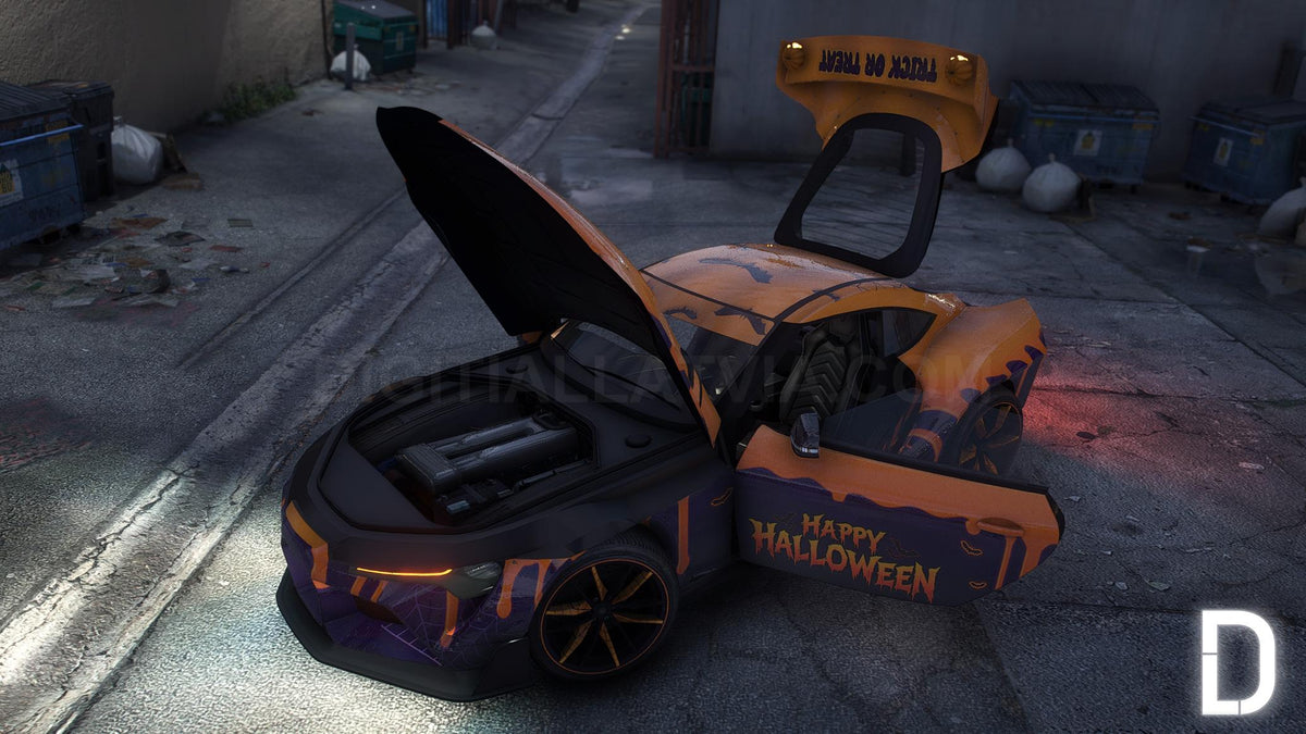 Dinka Jester RR Widebody Halloween | Tuning | Custom Sound | Template