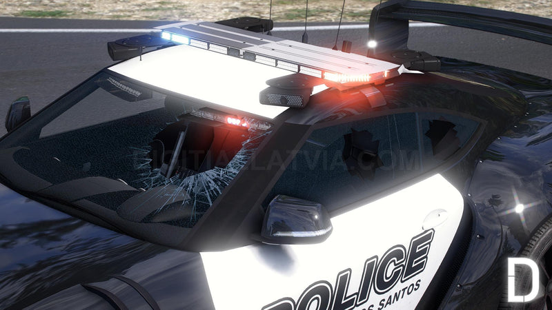 Dinka Jester RR Widebody Police V3 Custom | Tuning | Template | Custom Sound