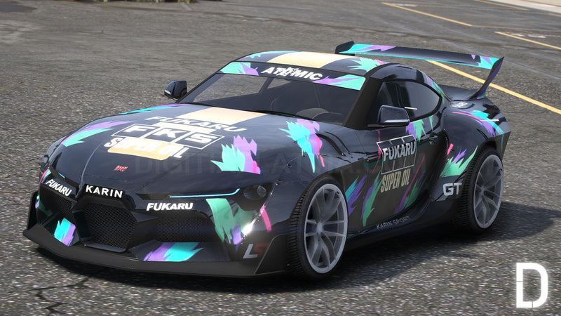 Dinka Jester RR Widebody Custom Drift | Tuning | Custom Sound | Template
