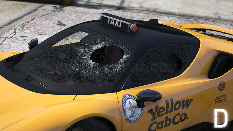 Ferrari SF90 TAXI | Debadged | Template