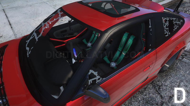 Nissan 180SX Type-X | Embleme entfernt | Tuning