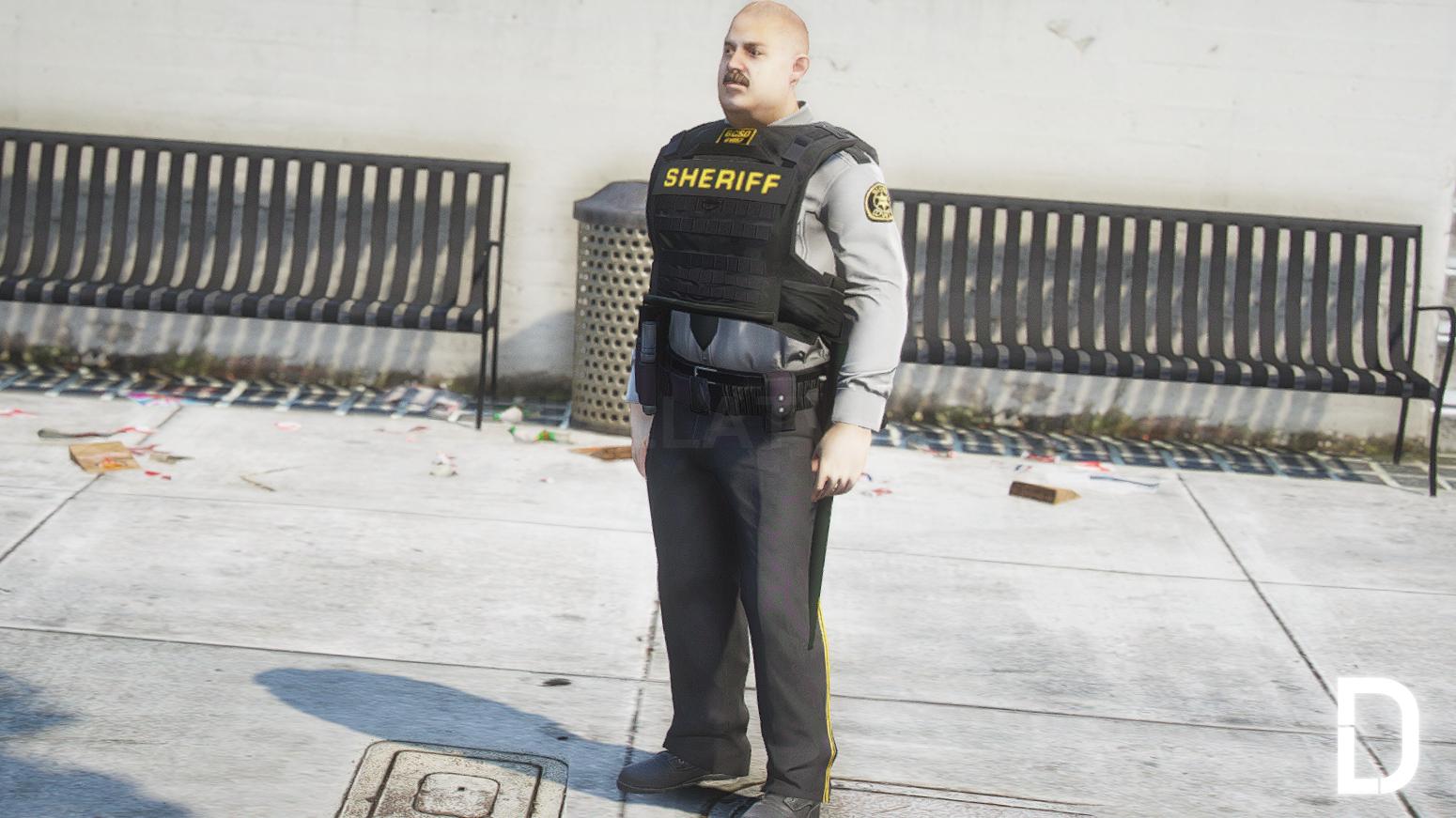 Fat Police Sheriff