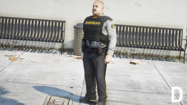 Fat Police Sheriff