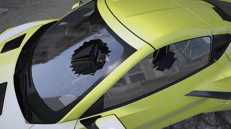 Chevrolet Corvette C8 | Debadged | Template