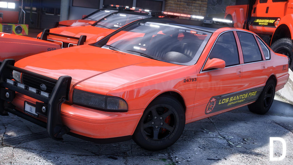 Fire Department Vanilla Pack | 9 Vehicles | Templates