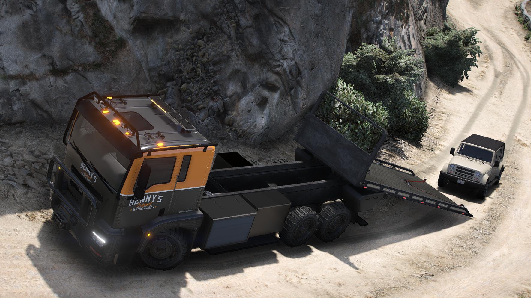 Benny's Mechanics Tow Vanilla Pack | 5 Vehicles | Templates