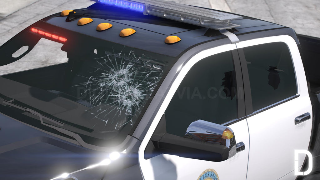 Dodge Ram 3500 Heavy Duty Police | Debadged | Template