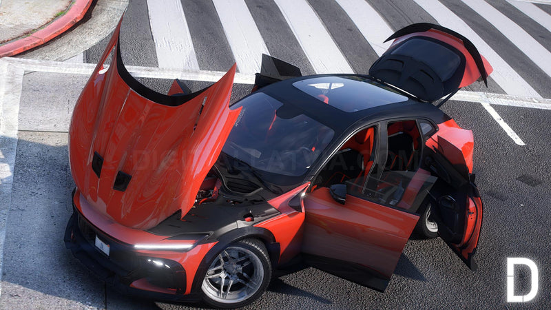 Ferrari Purosangue Widebody 2023 | Debadged | Custom Sound