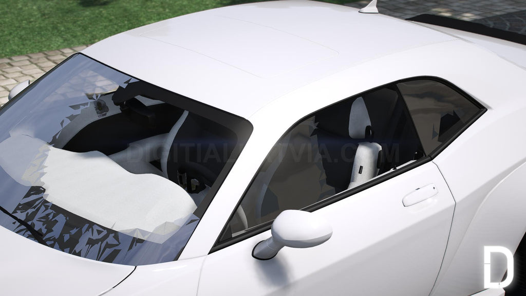 Dodge Challenger SRT Demon Widebody | Debadged | Template