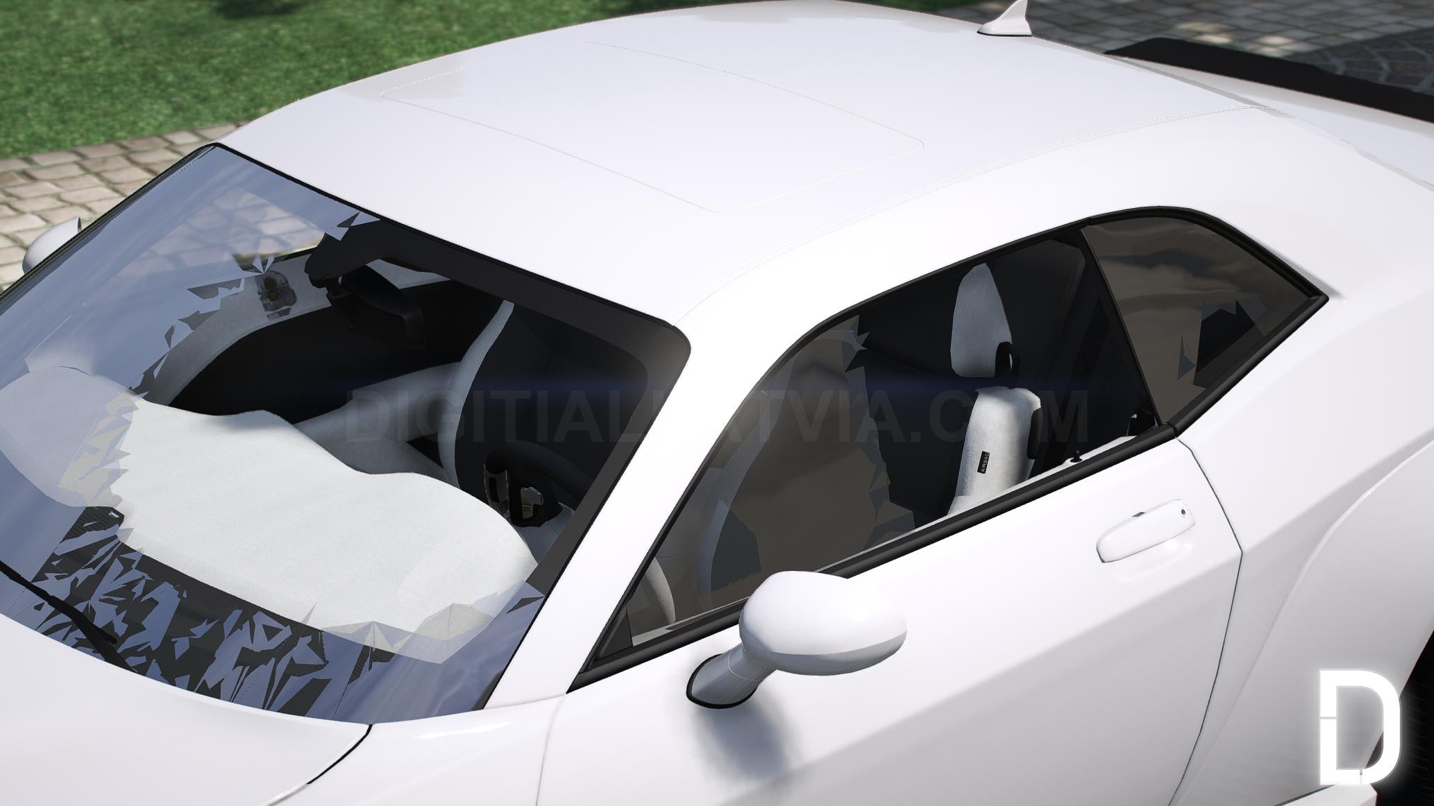 Dodge Challenger SRT Demon Widebody | Debadged | Template