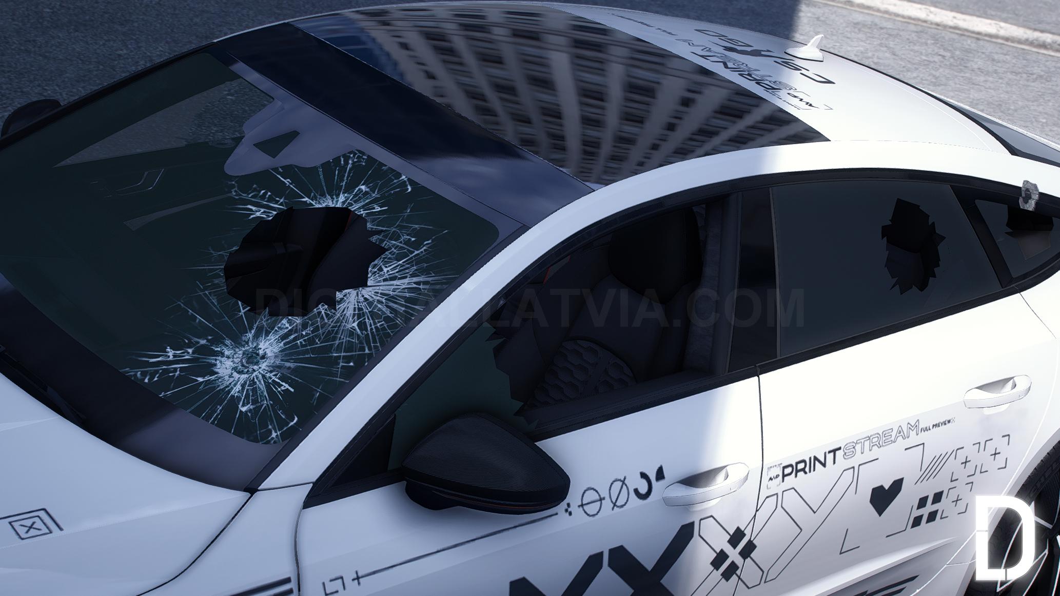 Audi RS7 2023 Printstream | Ohne Badges | Benutzerdefinierter Sound | Vorlage