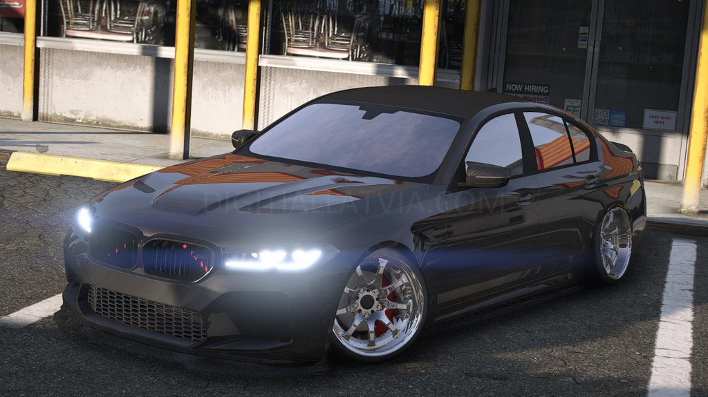 BMW M5 CS F90 Stanced 2022 | Debadged