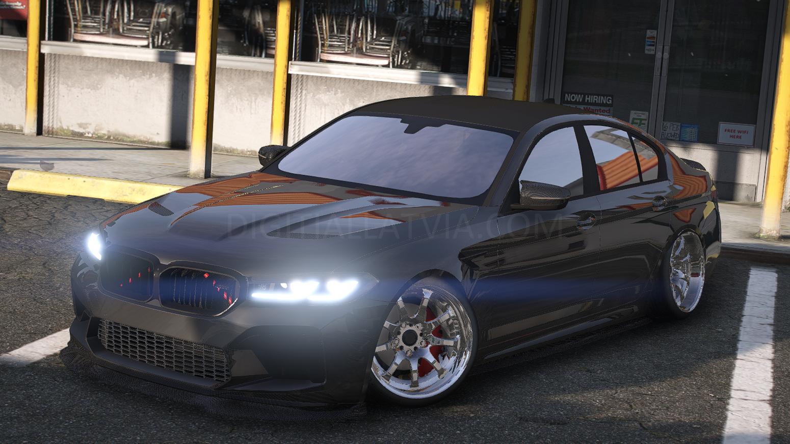 BMW M5 CS F90 Stanced 2022 | Debadged