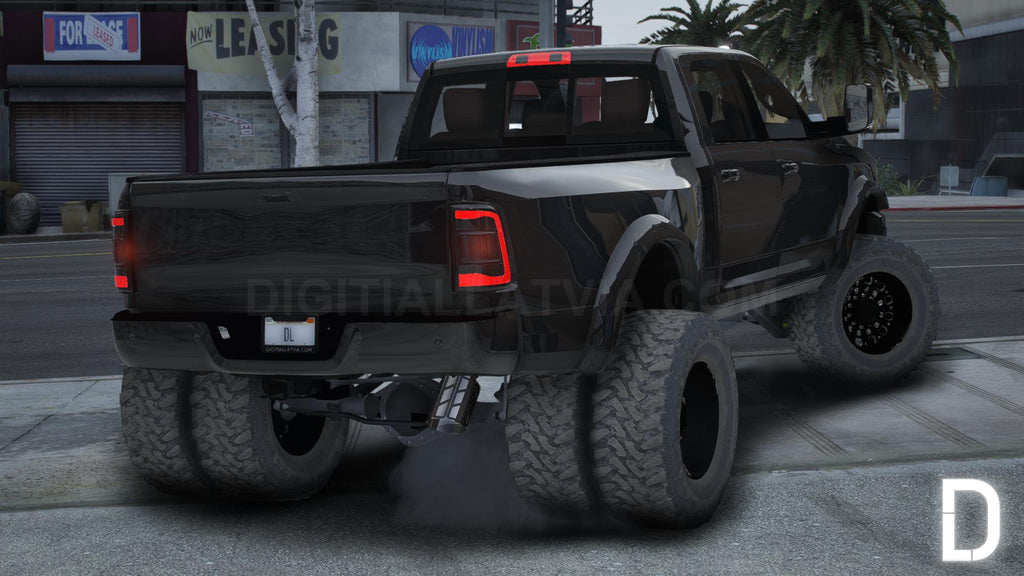 Dodge Ram 3500 HD Truck + Trailer | Debadged